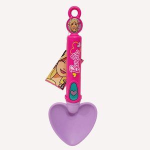 NWT Kids Barbie Pink Heart Shaped Plastic Garden Shovel